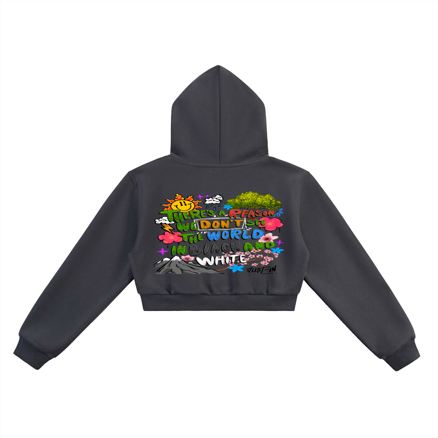 VIVID Essential Cropped Hoodie