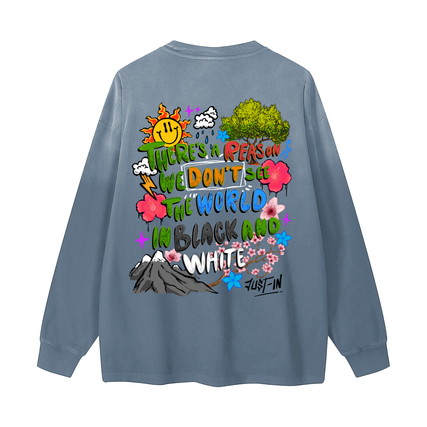 VIVID Vintage Washed Long Sleeve Tee