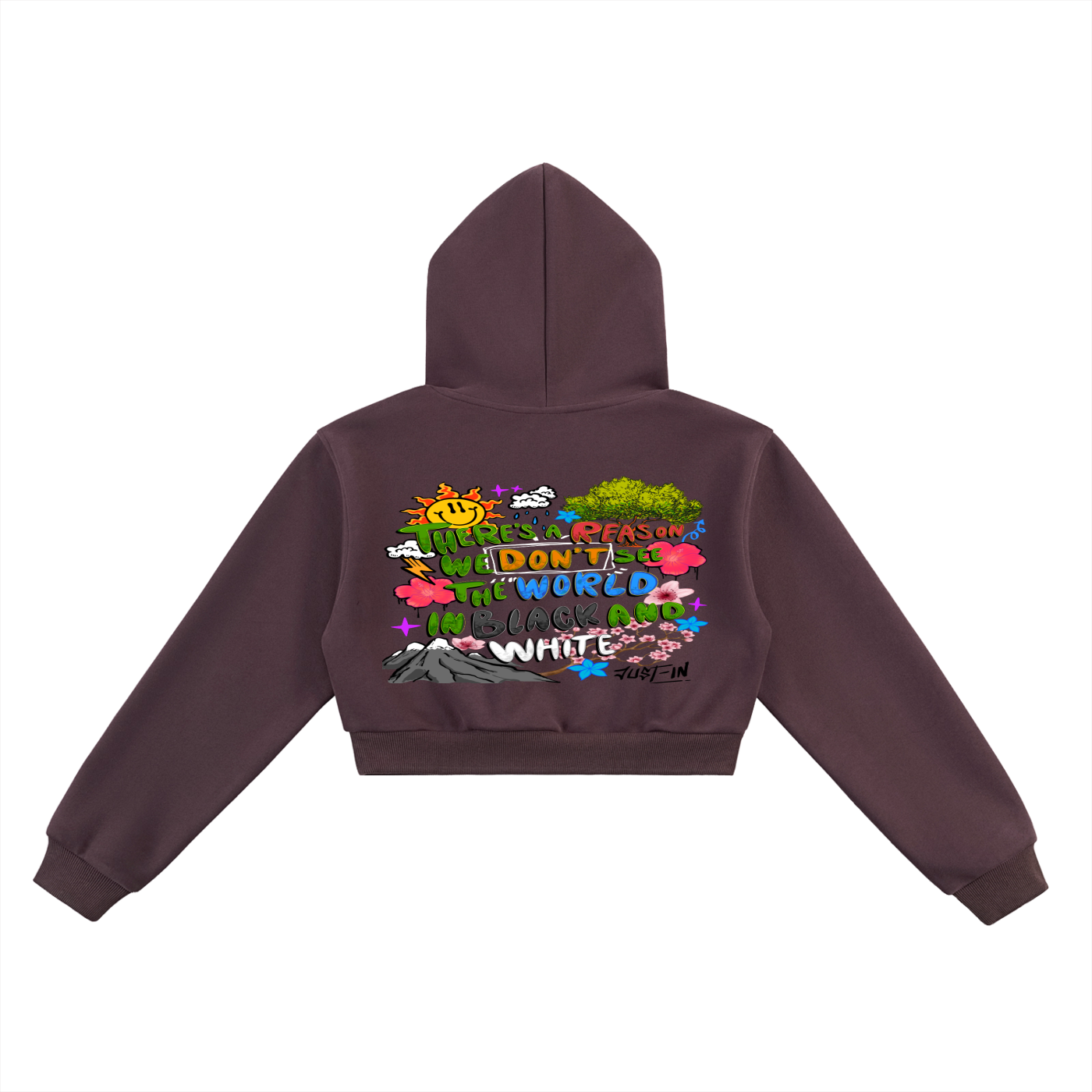 VIVID Essential Cropped Hoodie