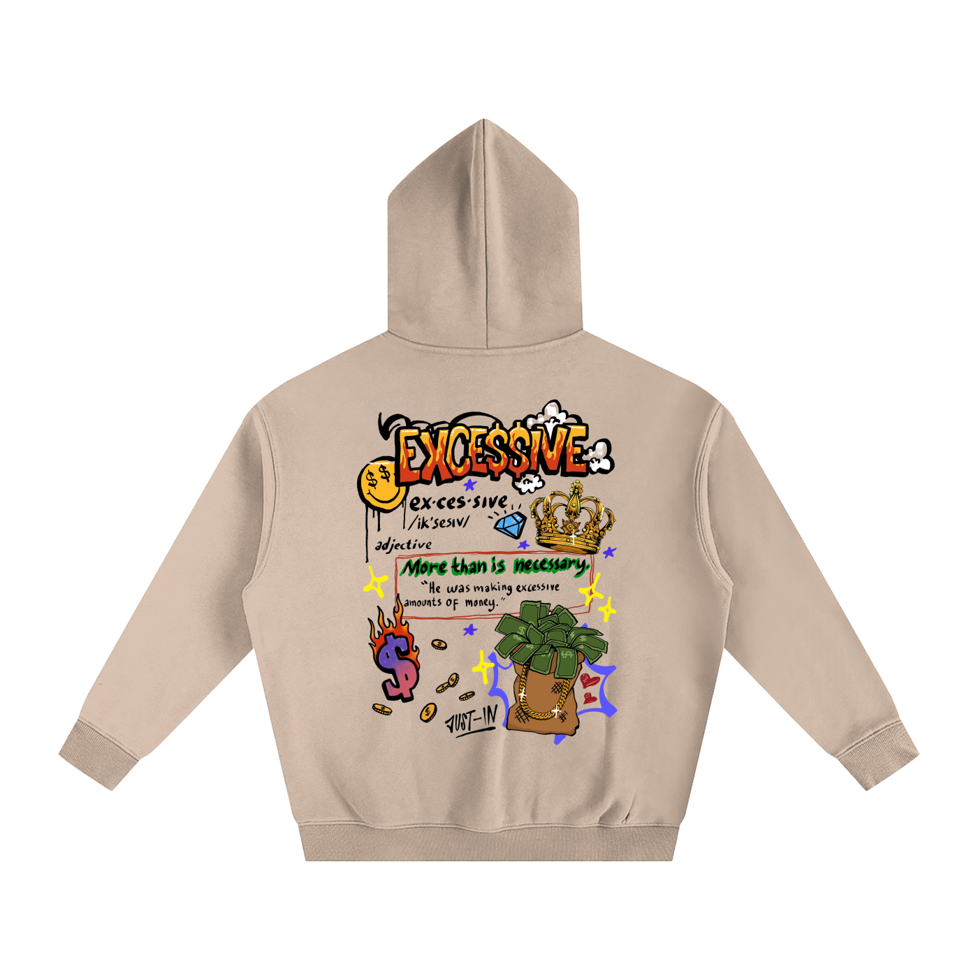 CASH FLOW Fleeced Hoodie