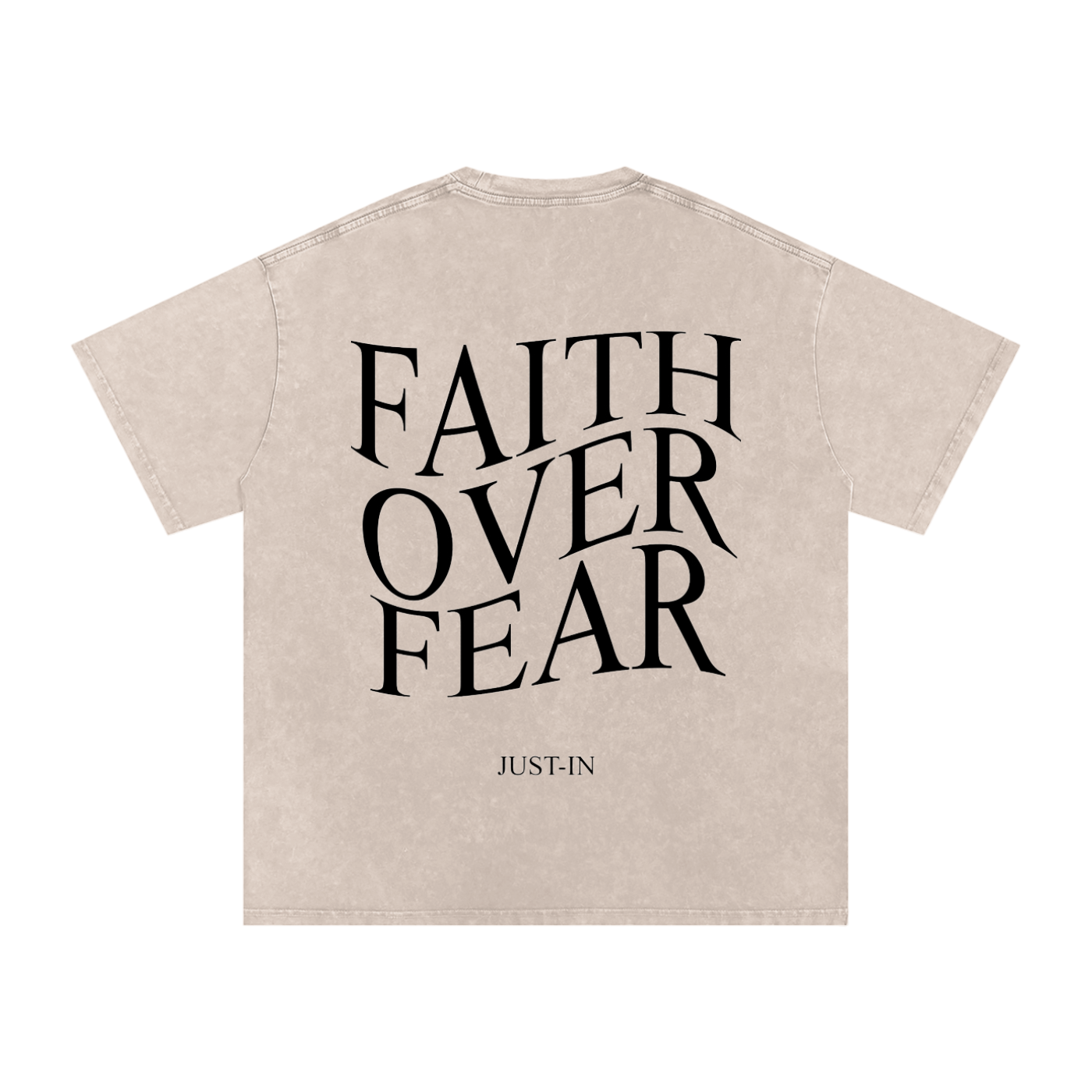 FAITH OVER FEAR Oversized T-Shirt