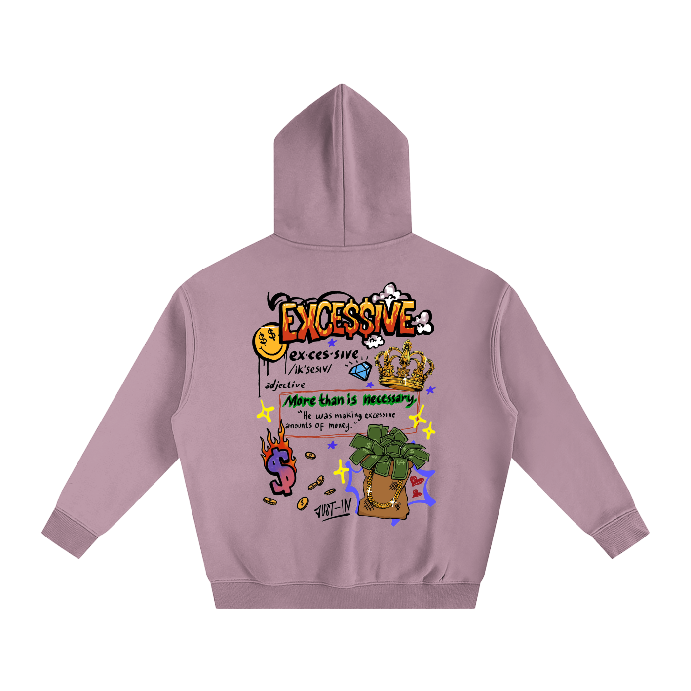 CASH FLOW Fleeced Hoodie