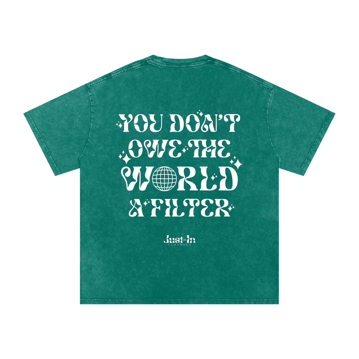 YOU DONT OWE THE WORLD Oversize T-Shirt