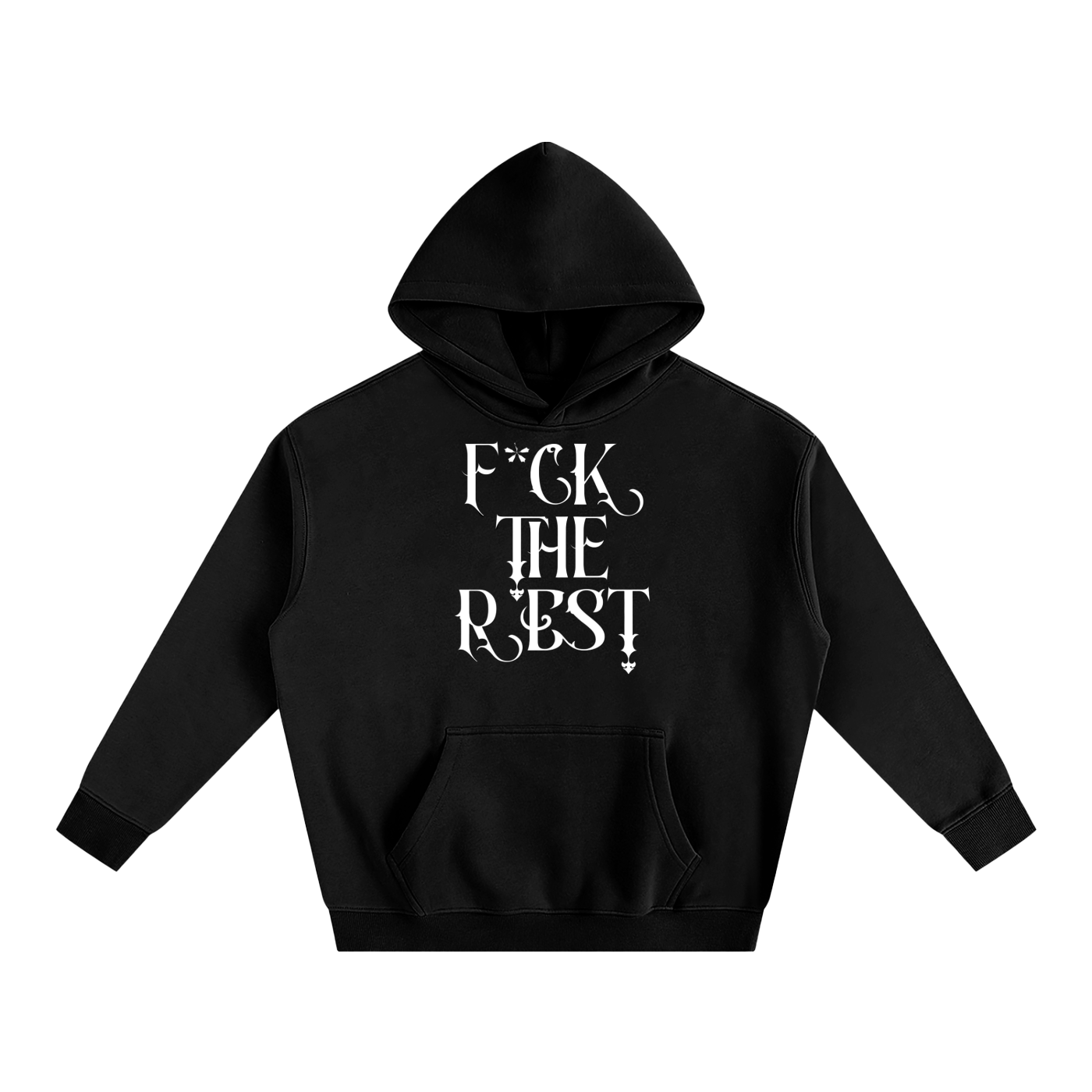 F*** THE REST Oversize Fleeced Hoodie