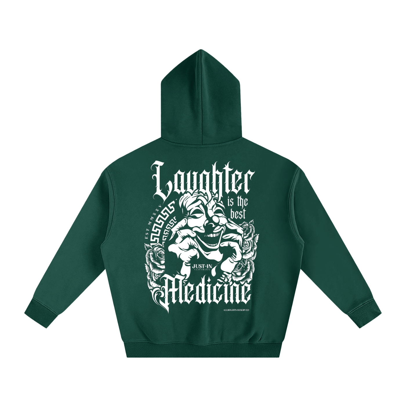LAUGHTER Fleeced Hoodie
