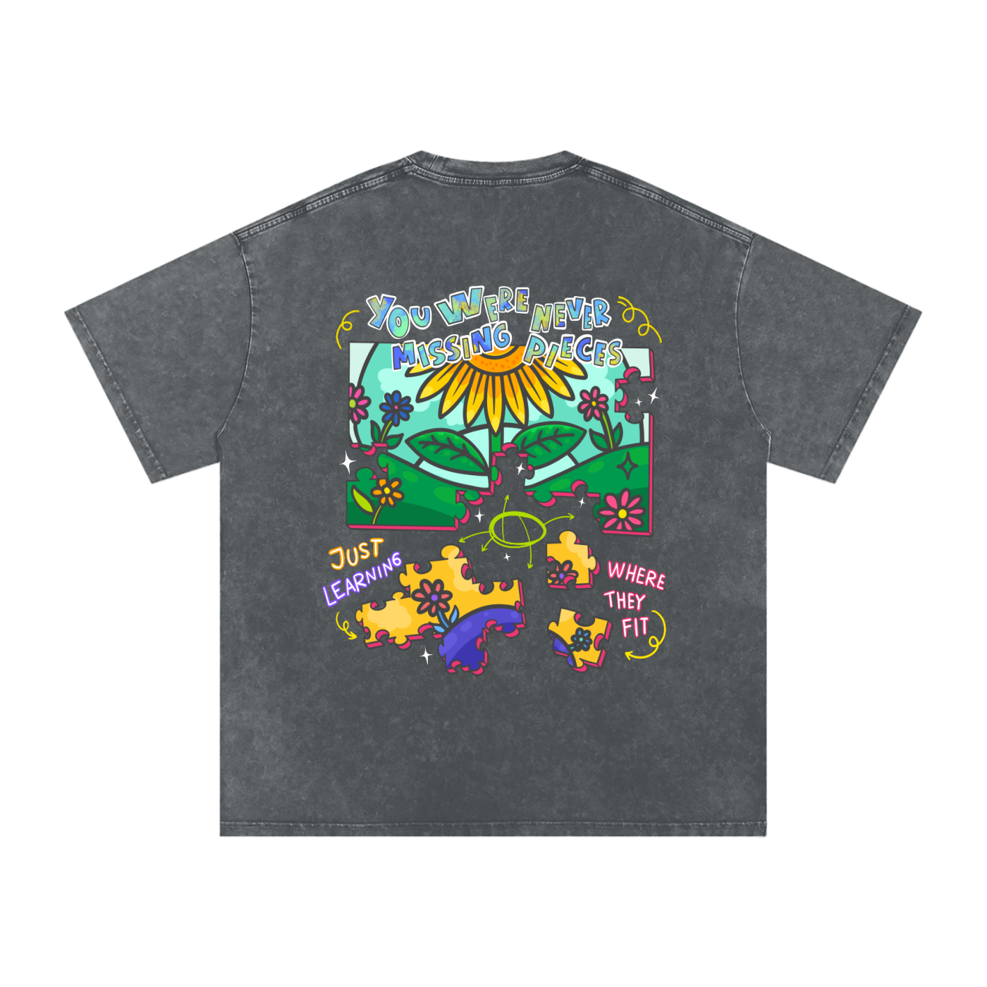 PUZZLED Oversize T-Shirt