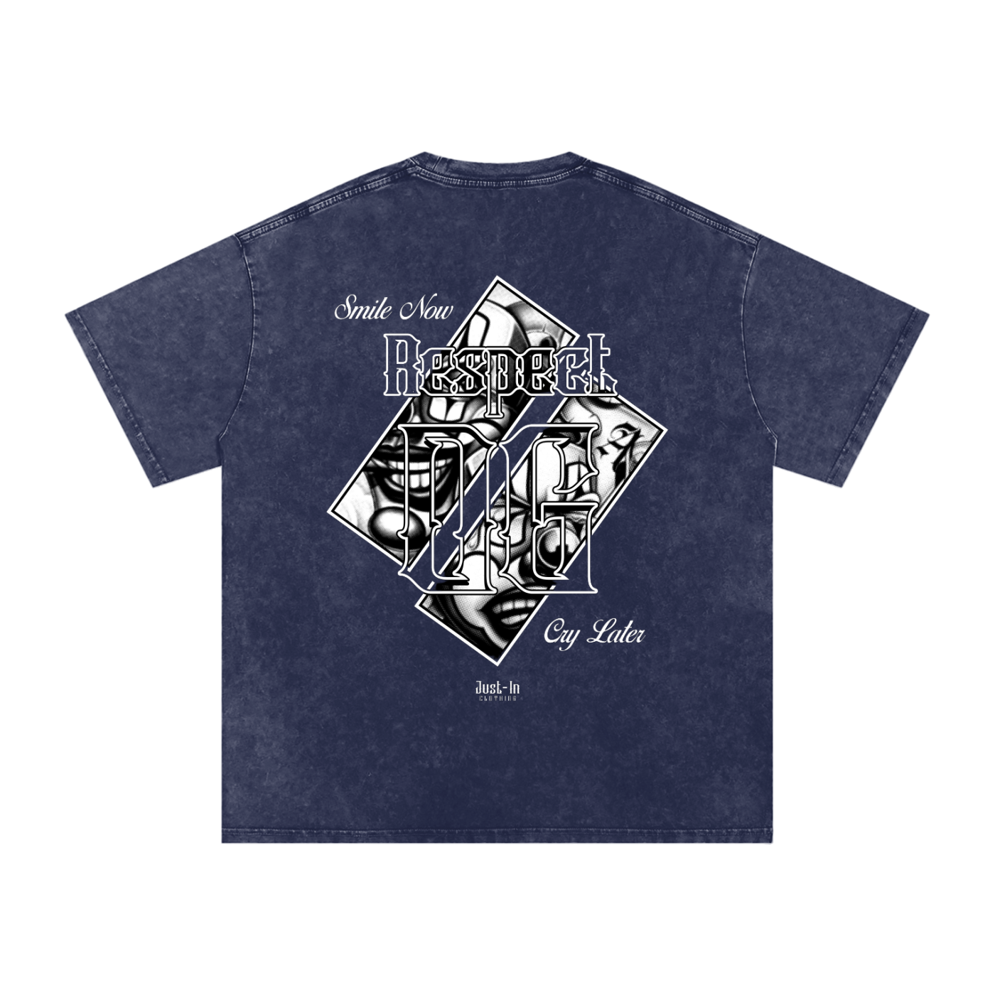 SMILE NOW CRY LATER Washed Oversize T-Shirt