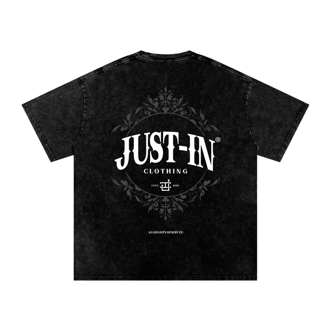 JUST-IN Acid Wash Oversize T-Shirt