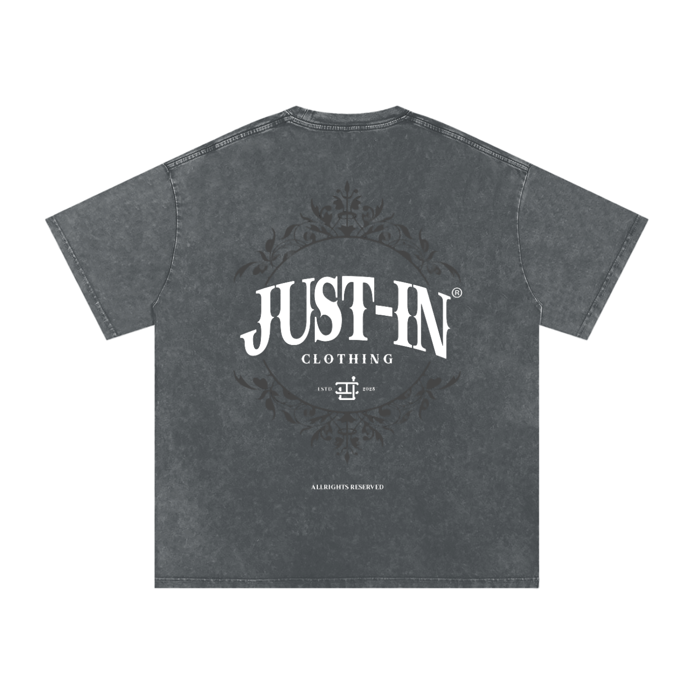 JUST-IN Acid Wash Oversize T-Shirt