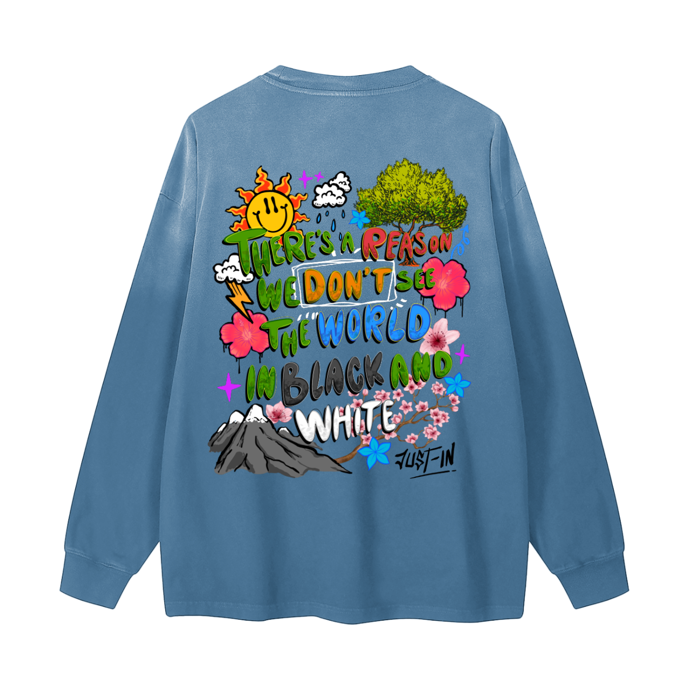 VIVID Vintage Washed Long Sleeve Tee