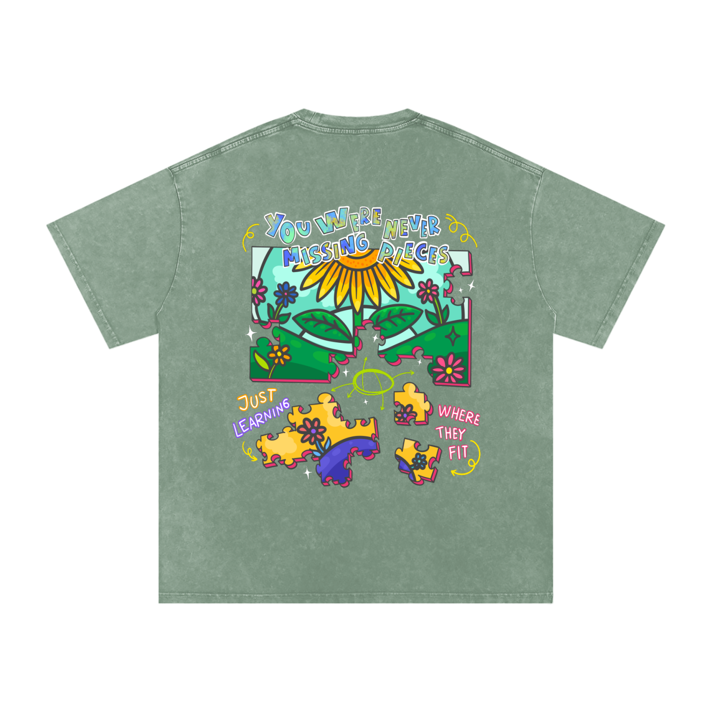 PUZZLED Oversize T-Shirt