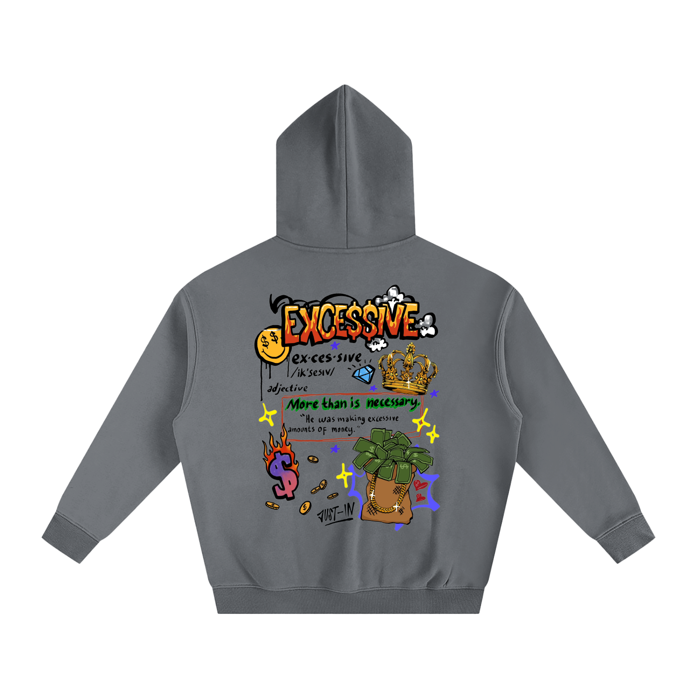 CASH FLOW Fleeced Hoodie