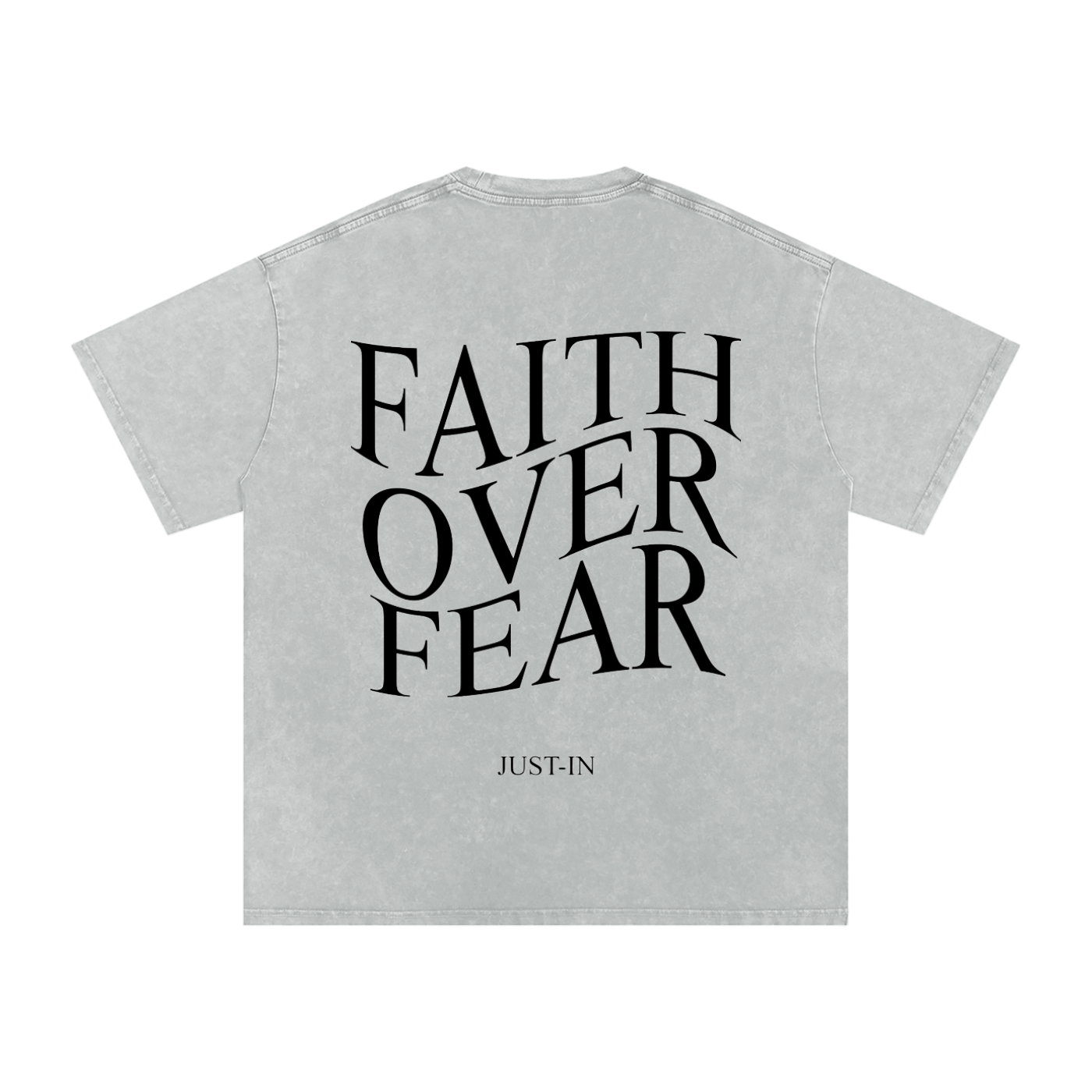 FAITH OVER FEAR Oversized T-Shirt