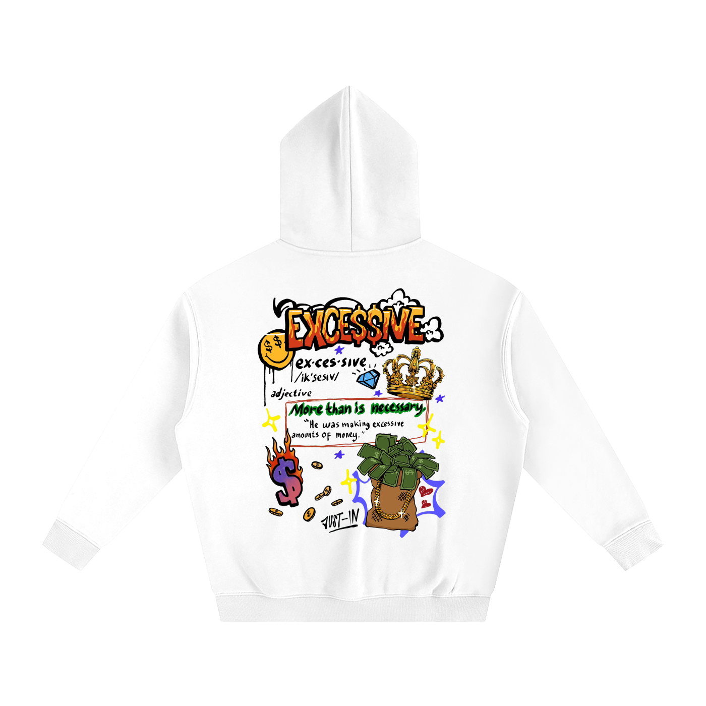 CASH FLOW Fleeced Hoodie