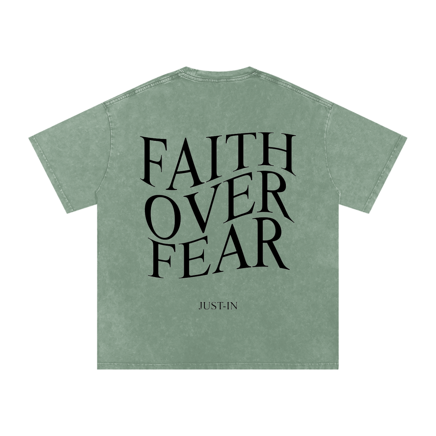 FAITH OVER FEAR Oversized T-Shirt