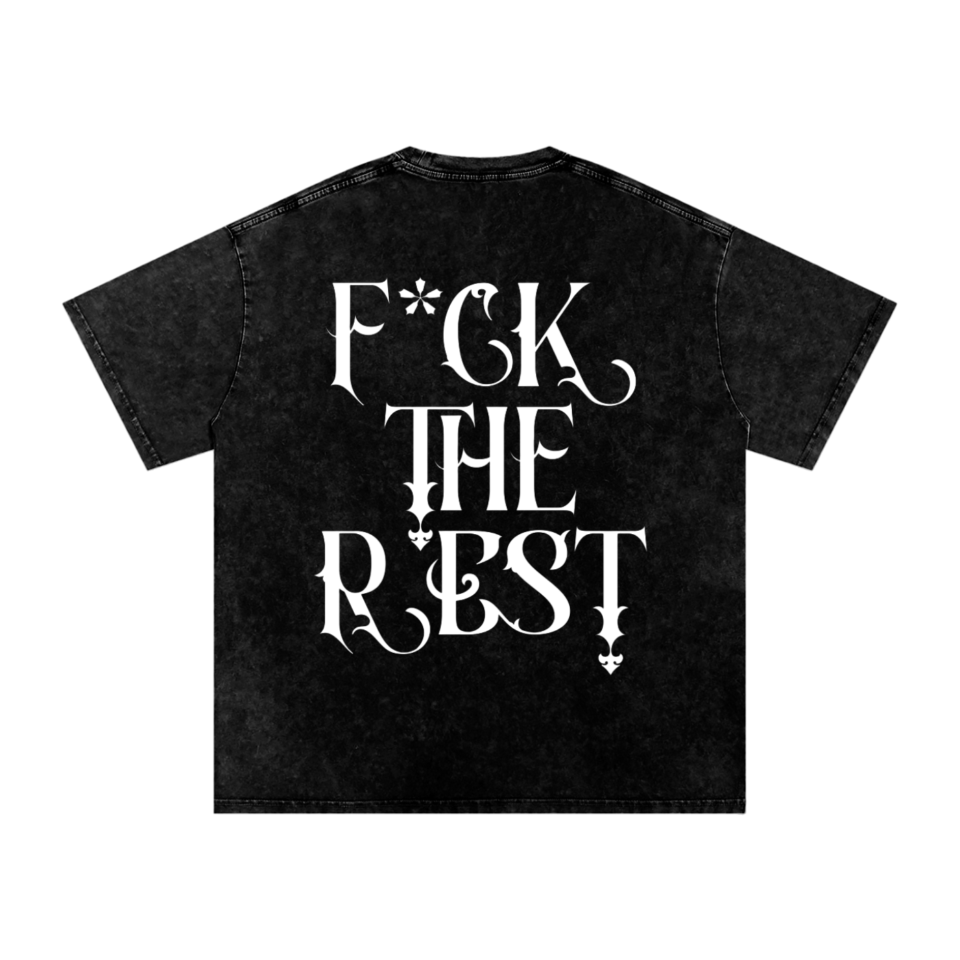 F*** THE REST Wash Oversize T-Shirt