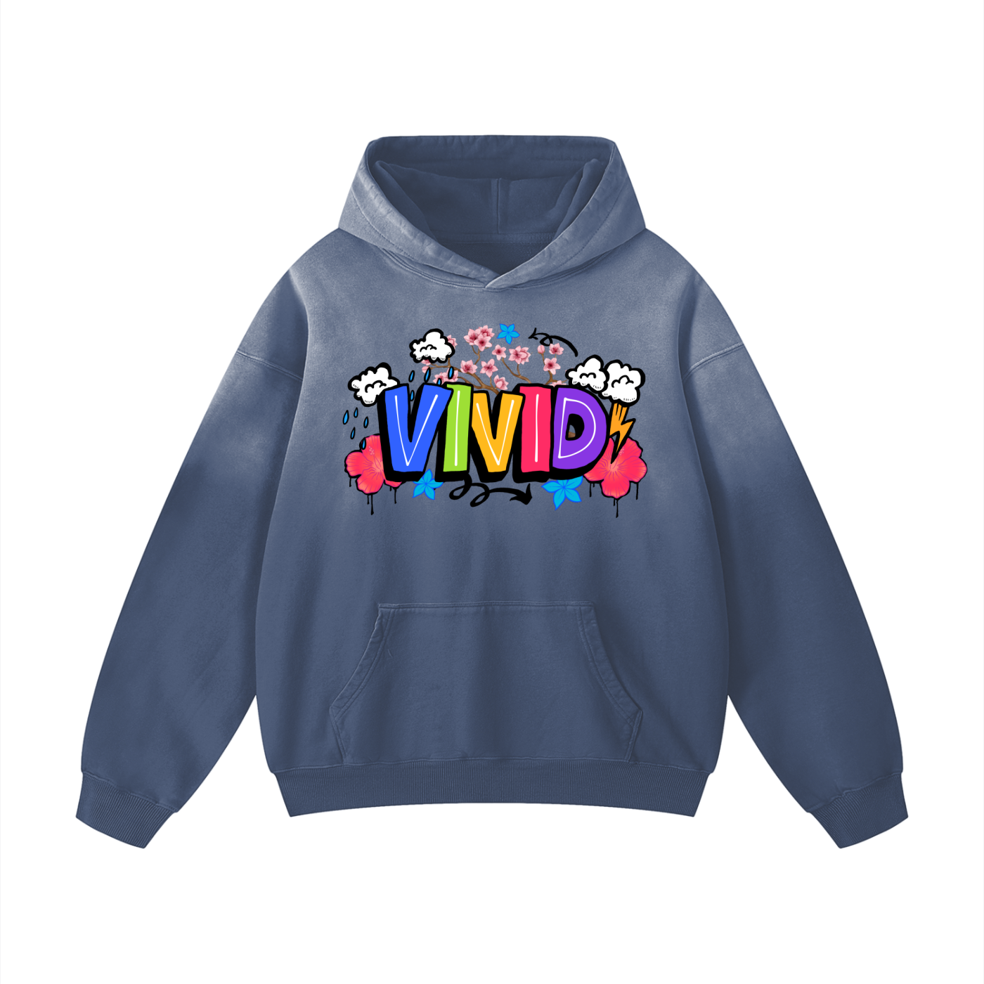 VIVID Sunfade Oversized Hoodie