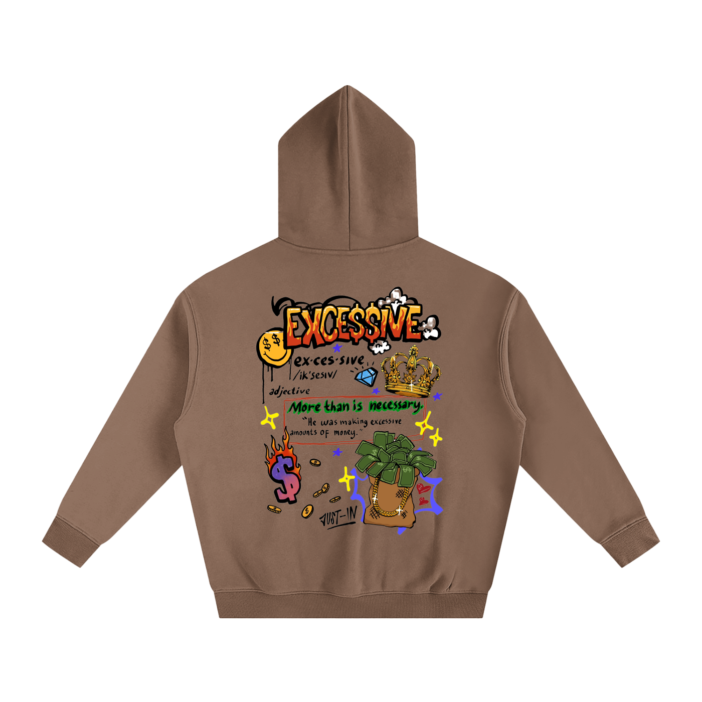 CASH FLOW Fleeced Hoodie
