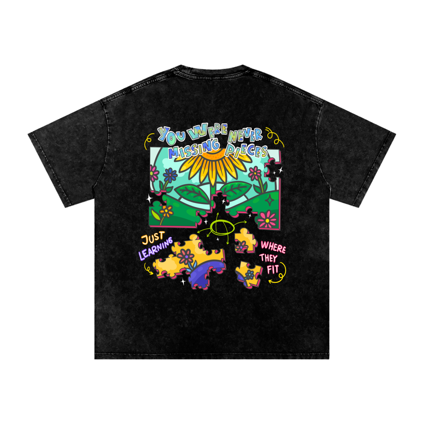 PUZZLED Oversize T-Shirt