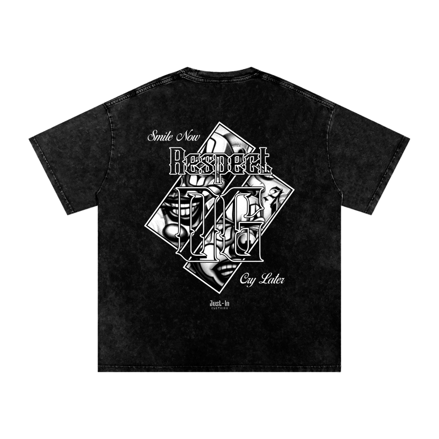 SMILE NOW CRY LATER Washed Oversize T-Shirt