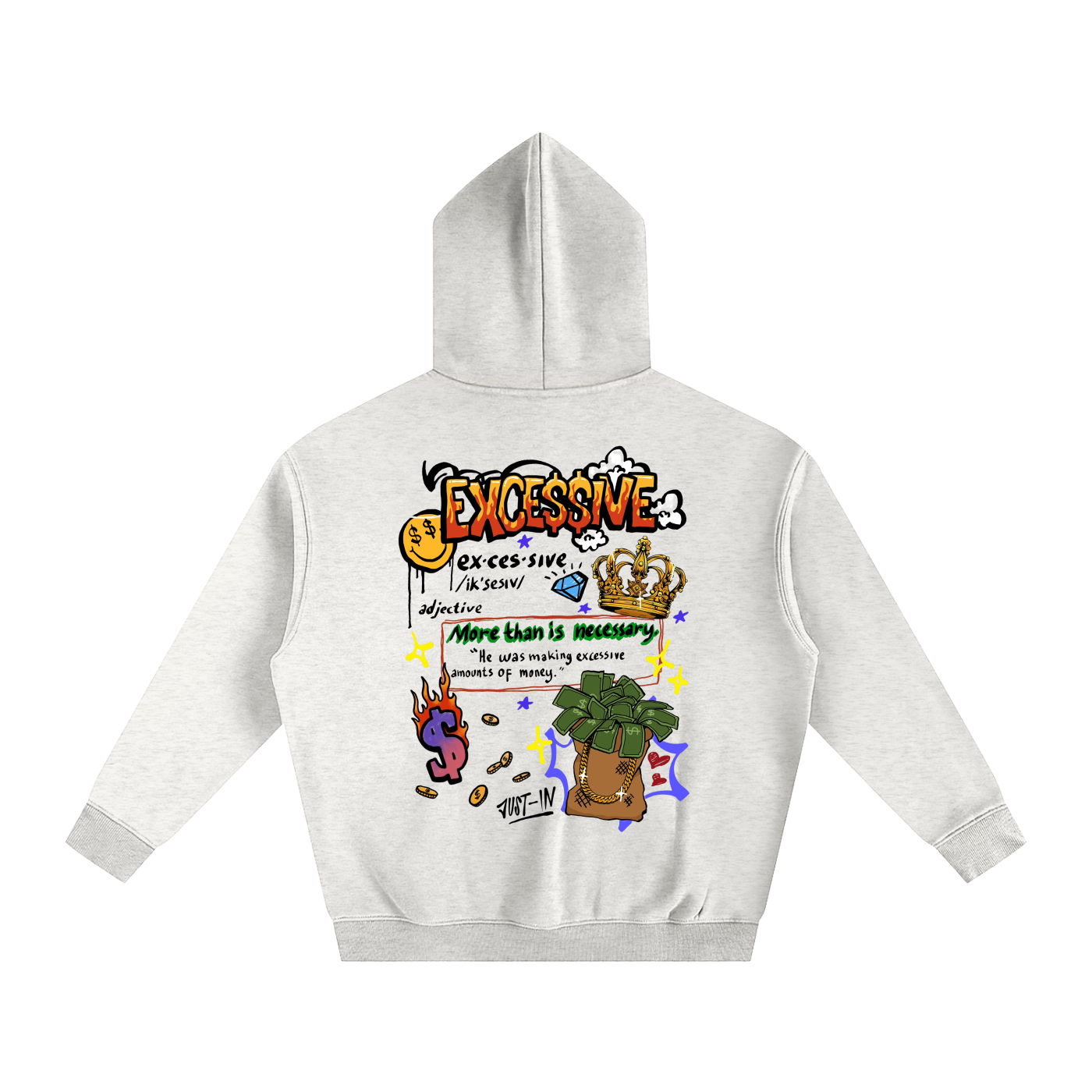 CASH FLOW Fleeced Hoodie