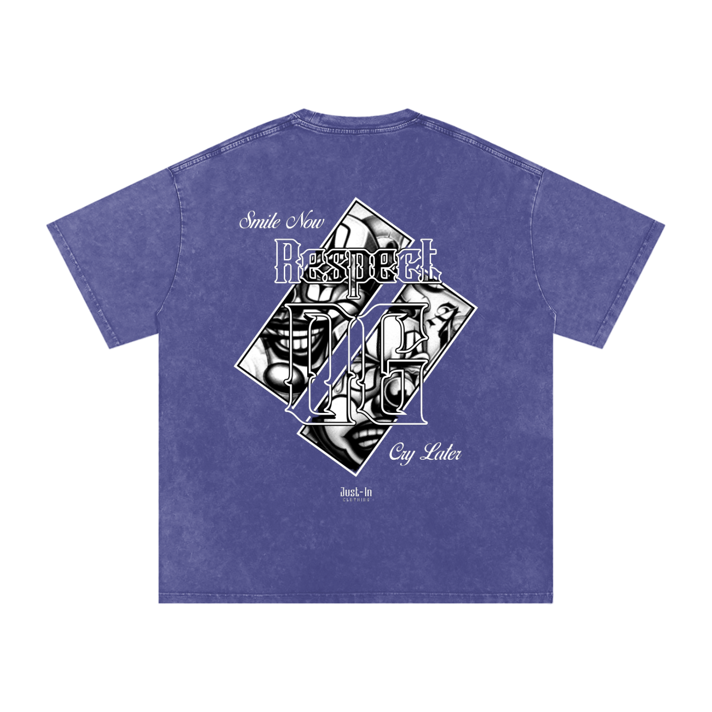 SMILE NOW CRY LATER Washed Oversize T-Shirt