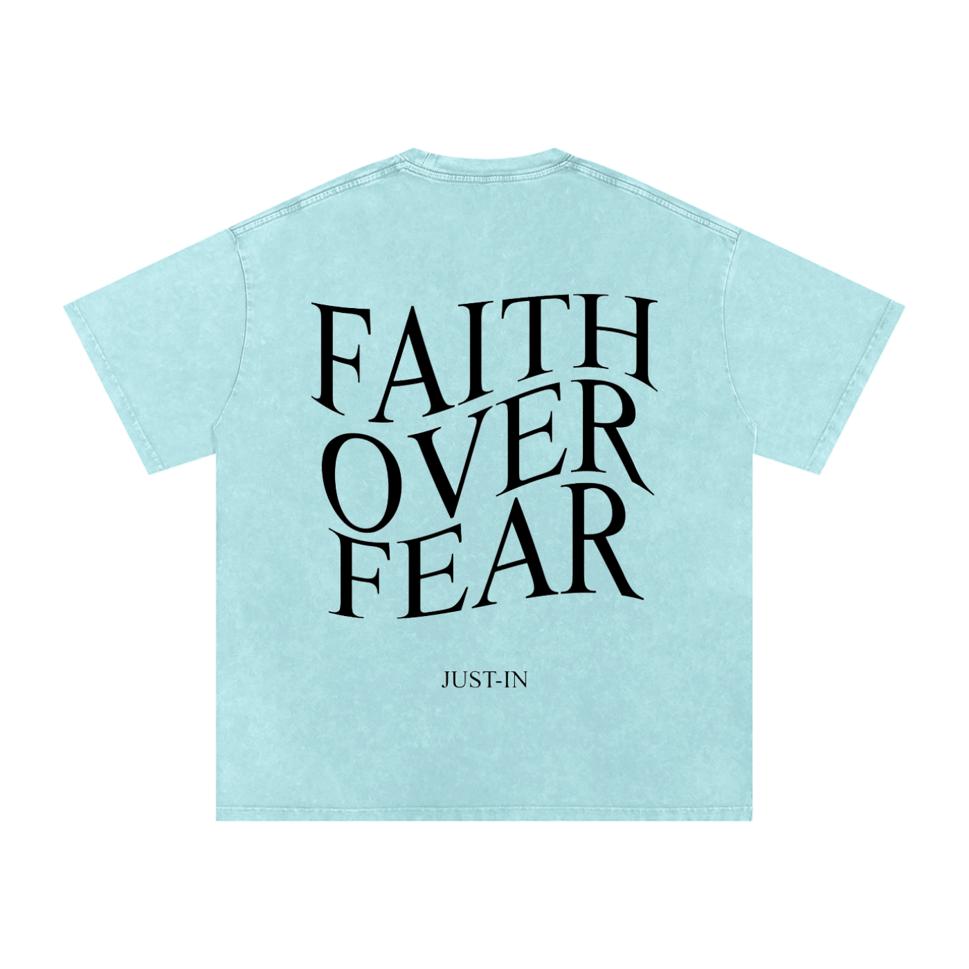 FAITH OVER FEAR Oversized T-Shirt