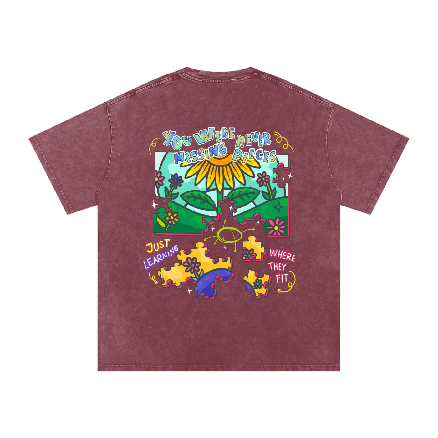 PUZZLED Oversize T-Shirt