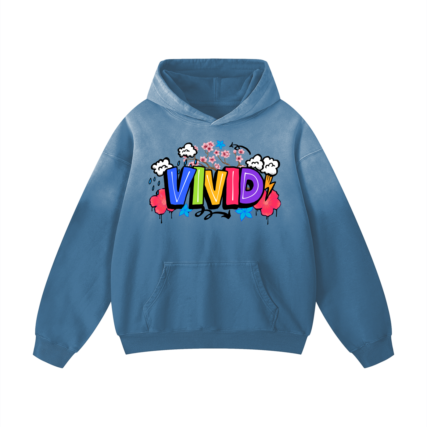 VIVID Sunfade Oversized Hoodie